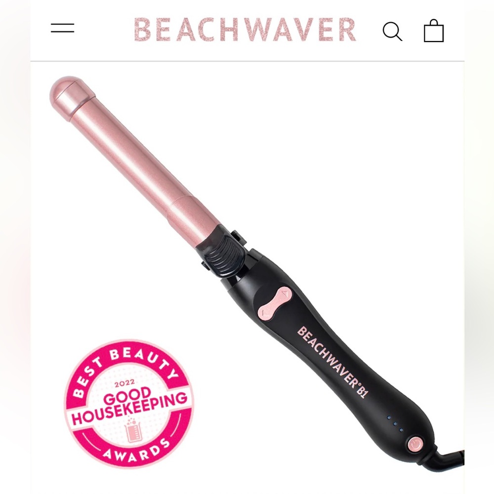BEACHWAVER B1 ROTATING CURLING IRON - MIDNIGHT ROSE